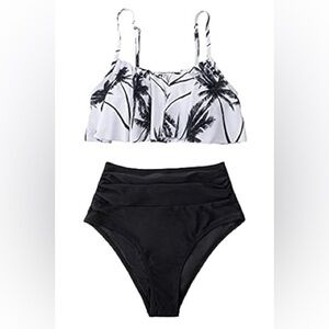 Women Halter Bikini Set High Waisted Two Piece Swimsuit NWT M